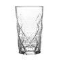 LAV 6 pièces Keops Art Déco Highball Lunettes Set - Verre Vintage Coupe Longue Boisson Cocktail Gobelets - 460ml