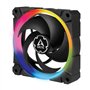 ARCTIC BioniX P120 A-RGB - Ventilateur PC, 120 mm Ventilateur avec A-RGB, Optimisé pour la Pression Statique, Contrôlé par PWM,