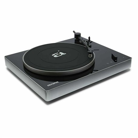 Aiwa APX-680BT: Tourne-Disque Bluetooth, 2 Vitesses 33/45 TR/Min, Capsule en Aluminium magnétique, Bras équilibré