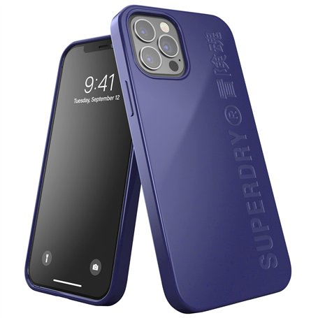 Superdry Coque de Protection pour iPhone 12 / iPhone 12 Pro 6.1 - Compostable - Matériaux à Base de matières Bio - pour iPhone 1