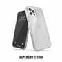 Superdry 42591 Coque de Protection Transparente pour iPhone 12 / iPhone 12 Pro 6.1 Transparent/Argent