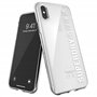 Superdry Coque de Protection Compatible avec iPhone X, Coque iPhone XS, Coque Transparente, Transparente, Transparente/Blanche.