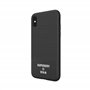 Superdry Coque de Protection en Toile moulée pour iPhone X, Noir