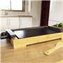 Cecotec Tasty&Grill 2000 Plancha électrique en bambou Puissance 2 000 W, structure en bambou, thermostat réglable, plaque plate,