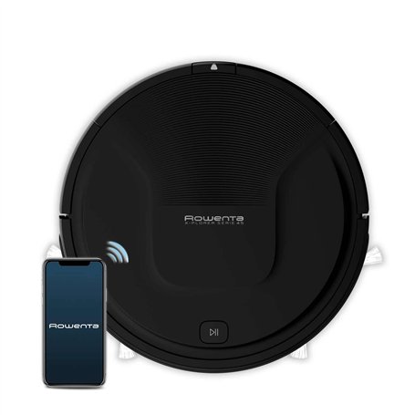 Rowenta RR8225 X-Plorer Série 45 Robot Aspirateur avec Capteurs Infrarouges, Action de Nettoyage 3 en 1, 2 Brosses Latérales, 3 