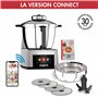 Magimix Cook Expert Connecté - Robot de cuisine Multifonction Connect 3,5L, Moteur Professionnel 1700W,Chrome mat