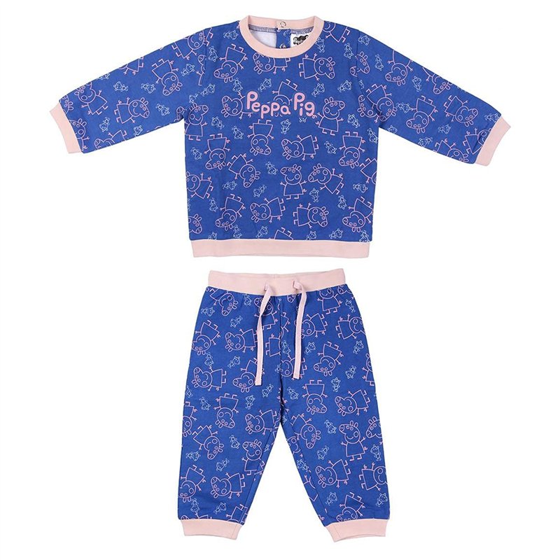 CERDÁ LIFE'S LITTLE MOMENTS Chandal Bebe Niña Invierno Licencia Oficial Survêtement d'hiver pour bébé Fille Peppa Pig – Licence
