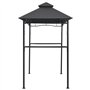vidaXL Belvédère de Barbecue Chapiteau Tente Tonnelle Pavillon Extérieur Résistant aux Intempéries 240x150x255 cm Anthracite Aci