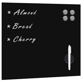 Magnettafel Wandmontage Glas 50 x 50 cm