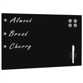 Magnettafel Wandmontage Glas 50 x 30 cm