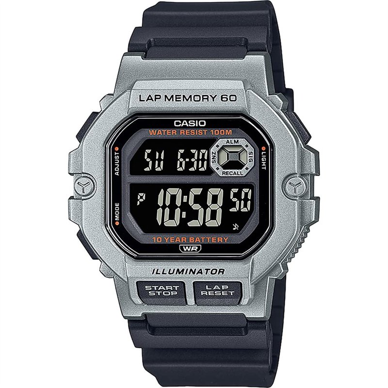 Casio Hommes Analogique-Numérique Quartz Montre avec Bracelet en Acier Inoxydable