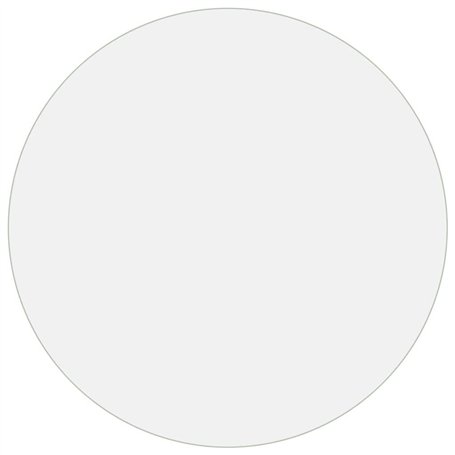 Protecteur de table mat Ø 80 cm 2 mm PVC