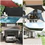 Voile d ombrage 160 g m² Noir 2x4 m PEHD