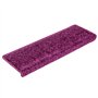 vidaXL Tapis d'Escalier 10 pcs, Moquettes de Marches Antidérapantes, Protections d'Escalier, Décorations Intérieur, 65x21x4 cm V