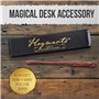 Harry Potter Levitating Wand Pen - Colourful Crest - Magical Desk Accessories, Stationery, & Collectible