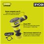 RYOBI Brosse 4V USB Lithium 2 vitesses Idéal pour nettoyer facilement les éviers, les cabines de douche - Livrée avec 1 brosse m