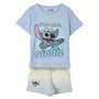 CERDÁ LIFE'S LITTLE MOMENTS T'shirt Stitch Ensemble t-Shirt et Short, White and Blue, Standard Girl's