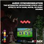 Konix Pack d'éclairage gaming LED Inferno 13,2 x 15,1 cm - Illumination RGBIC - Synchronisation musicale - Compatible Smart Home