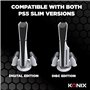 Konix Station de refroidissement Power Station Cool & Charge Dock console PS5 Slim - Support de charge 2 manettes DualSense - Éc