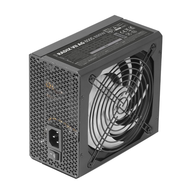 Image secondaire de Tacens Radix VII AG 800S, Alimentation PC ATX 800W, Garantie 10 Ans, 80Plus Silver, 87% d’Efficacité, Technologies SMD et DC-DC,