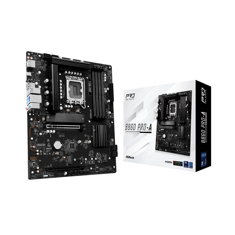 ASRock B860 Pro-A DDR5 Intel S1851 retail (90-MXBRN0-A0UAYZ)