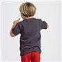 Spider-Man T-Shirt à Manches Courtes pour Enfant Gris foncé - Marque EAN : 8445484499919 - Taille : 7 Ans