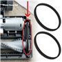 ECSiNG 4pcs Courroies d'aspirateur Compatible avec Shark Rocket HV300 HV301 HV302 HV305 HV308 Série Circonférence 207mm Largeur 
