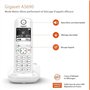 Téléphone Fixe GIGASET AS690 Blanc - Mains-libres performant HSP et blocage d'appels efficace