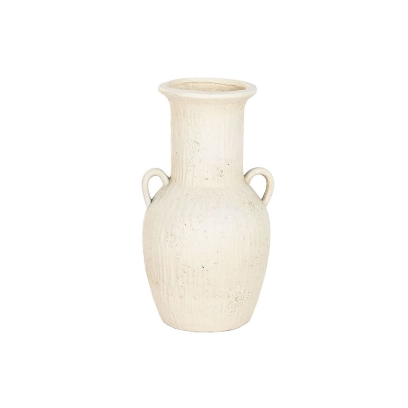 Vase Home ESPRIT Blanc Magnésium 35 x 33 x 65 cm