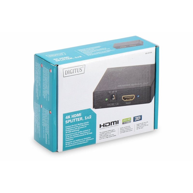 Image secondaire de Switch HDMI Digitus DIGITUS Conmutador 4K HDMI 1x2