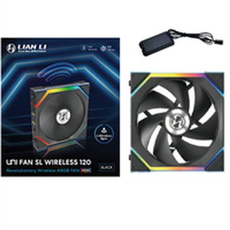 Ventillateur de cabine Lian-Li 12SL1W1B Ø 12 cm (1 Unité)
