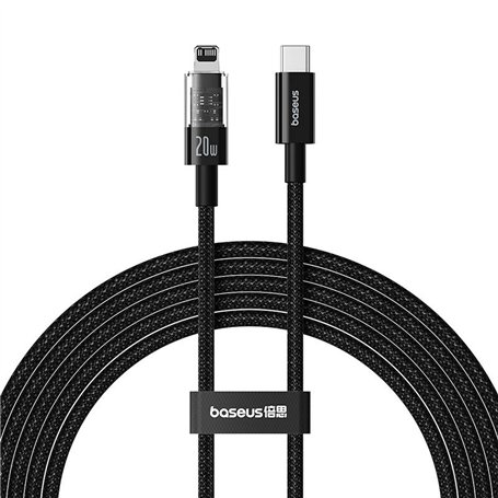 Câble USB-C vers Lightning Baseus P10373001111-01 Noir 2 m