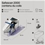 Safescan 2000 compteuse de billets portable qui compte les billets triés - Compteur de billets d'argent liquide pour les déplace