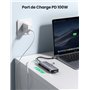 UGREEN Hub USB C HDMI VGA Adaptateur USB C Ethernet Gigabit 1000 Mbps 9 en 1 Dock Multi Ports PD 100W 3 Sorties USB 3.0 5Gbps Co