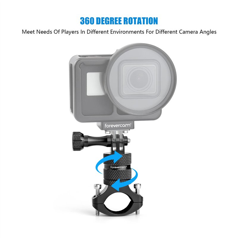 Image secondaire de Forevercam Guidon de caméra d'action de Montage de vélo,Support de vélo de Montagne en Alliage d'aluminium, Support de Support d