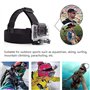 TEKCAM Harnais Poitrine Fixation Bandeau Compatible avec GoPro Hero 13/12/11/10/9/8/ AKASO V50X Brave 7/ GOOKAM/Jadfezy/Dragon T