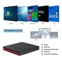 Cocopa Lecteur DVD Externe, USB 3.0 Graveur Enregistreur Portable CD Rom +/-RW Mince Player Transmission Rapide Câble USB Intégr