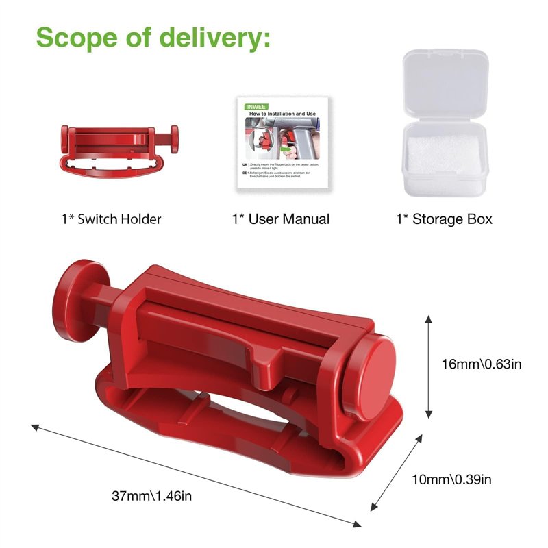 Image secondaire de Inwee Pince de Commande du Bouton on/Off Compatible avec Aspirateur Dyson, Verrou de Gâchette pour Aspirateur Dyson V15 V11 V10