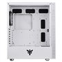 Boîtier Moyen Tour ATX Vertibra S210 RGB avec Panneau Vitré, Blanc