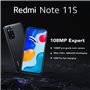 Xiaomi Redmi Note 11S Smartphone, 6Go RAM 128Go ROM, 6,43 "AMOLED DotDisplay, processeur MediaTek Helio G96, caméra Quadruple AI