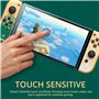 Orzly Verre Trempé Protection compatible pour Nintendo Switch OLED model 2024 console, Film Protecteur D'écran pour Nintendo Swi