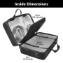 inRobert Sac de Transport pour PS5 Compatible avec PS5 Disk/Digital Edition Hard Shell Sac à Main avec bandoulière pour Console