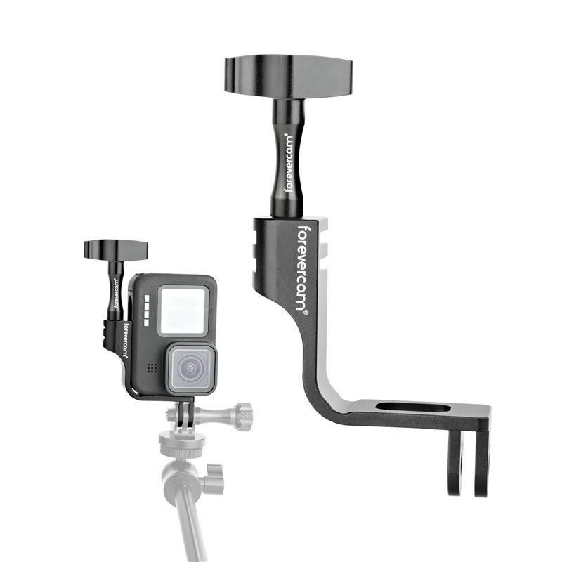 Adaptateur de montage vertical en forme de L en aluminium compatible avec GoPro Hero 9/10/11/12