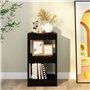 vidaXL Libreria/Divisorio Nero 40x30x72 cm