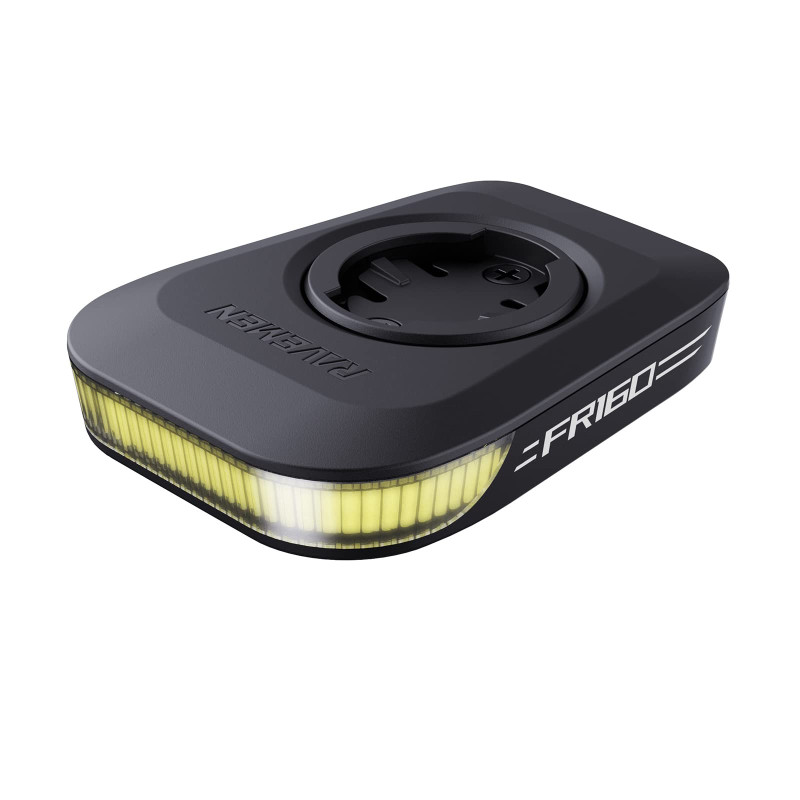 RAVEMEN FR160 Éclairage de Vélo pour Diurne Compatible avec Garmin/Wahoo/iGPSPORT/COOSPO Compteurs Vélo,6 Modes Compteurs/GPS Vé