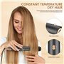 Aofesel 6-en-1 Air Styler & Sèche-cheveux, Boucleurs Auto-Wrap, Brosse Thermique Brushing avec 5 Accessoires, Brosse Soufflante 