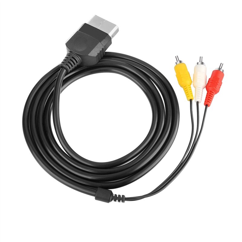 Link-e : Cable de Connexion Audio Video Compatible avec Console Microsoft XBOX Première Génération (NON Compatible XBOX 360 ou X)