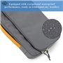 Housse pour Ordinateur Portable 13-14 Pouces – Sacoche imperméable et Antichoc, étui Protecteur en Tissu Doux avec Fermeture écl