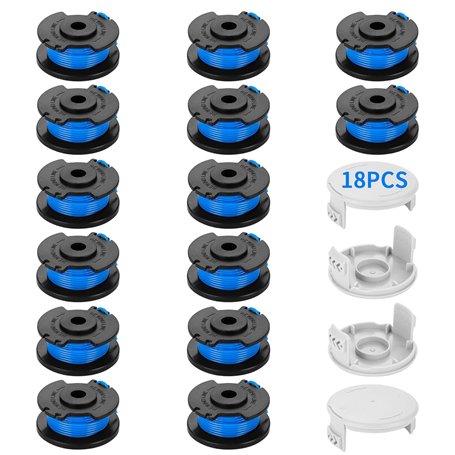18 Pack Bobina per Decespugliatore Ryobi 18v 24v 40v