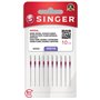 SINGER Lot de 10 aiguilles universelles pour machine à coudre 2020, taille 100/16